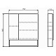 Купить Зеркальный шкаф Comforty Никосия 70 00-00006163 Дуб белый в магазине сантехники Santeh-Crystal.ru