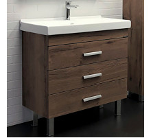 Тумба с раковиной Comforty Никосия 80Н 00-00007621 Дуб темный