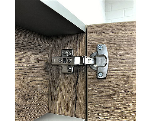Купить Зеркальный шкаф Comforty Никосия 70 00-00008851 Дуб темный в магазине сантехники Santeh-Crystal.ru