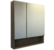 Зеркальный шкаф Comforty Никосия 70 00-00008851 Дуб темный