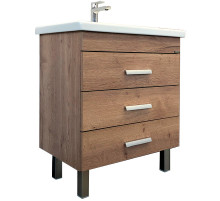 Тумба с раковиной Comforty Никосия 70H 00-00008854 Дуб темный