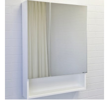 Зеркальный шкаф Comforty Никосия 60 00-00011199 Белый глянцевый