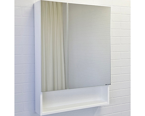 Заказать Зеркальный шкаф Comforty Никосия 60 00-00011199 Белый глянцевый в магазине сантехники Santeh-Crystal.ru