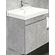 Купить Тумба с раковиной Comforty Осло 60 00-00000835 подвесная Бетон светлый в магазине сантехники Santeh-Crystal.ru