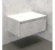 Тумба Comforty Осло 60 00-00000838 подвесная Бетон светлый