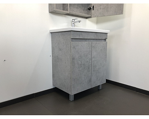 Santeh-Crystal.ru: Тумба с раковиной Comforty Осло 70НД 00-00006117 Бетон светлый Заказать Тумба с раковиной Comforty Осло 70НД 00-00006117 Бетон светлый в магазине сантехники Santeh-Crystal.ru
