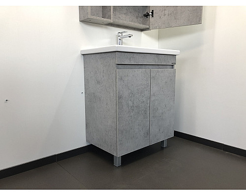 Santeh-Crystal.ru: Тумба с раковиной Comforty Осло 70НД 00-00006117 Бетон светлый Заказать Тумба с раковиной Comforty Осло 70НД 00-00006117 Бетон светлый в магазине сантехники Santeh-Crystal.ru