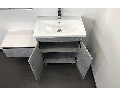 Santeh-Crystal.ru: Тумба с раковиной Comforty Осло 70НД 00-00006117 Бетон светлый Заказать Тумба с раковиной Comforty Осло 70НД 00-00006117 Бетон светлый в магазине сантехники Santeh-Crystal.ru