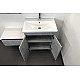 Заказать Тумба с раковиной Comforty Осло 70НД 00-00006117 Бетон светлый в магазине сантехники Santeh-Crystal.ru