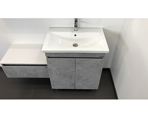 Santeh-Crystal.ru: Тумба с раковиной Comforty Осло 70НД 00-00006117 Бетон светлый Заказать Тумба с раковиной Comforty Осло 70НД 00-00006117 Бетон светлый в магазине сантехники Santeh-Crystal.ru