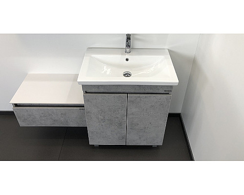 Santeh-Crystal.ru: Тумба с раковиной Comforty Осло 70НД 00-00006117 Бетон светлый Заказать Тумба с раковиной Comforty Осло 70НД 00-00006117 Бетон светлый в магазине сантехники Santeh-Crystal.ru