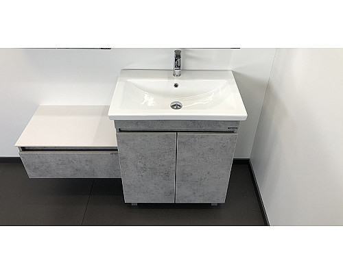 Santeh-Crystal.ru: Тумба с раковиной Comforty Осло 70НД 00-00006117 Бетон светлый Заказать Тумба с раковиной Comforty Осло 70НД 00-00006117 Бетон светлый в магазине сантехники Santeh-Crystal.ru