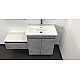 Заказать Тумба с раковиной Comforty Осло 70НД 00-00006117 Бетон светлый в магазине сантехники Santeh-Crystal.ru