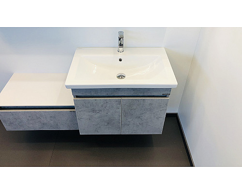 Santeh-Crystal.ru: Тумба с раковиной Comforty Осло 70ПД 00-00006118 подвесная Бетон светлый Заказать Тумба с раковиной Comforty Осло 70ПД 00-00006118 подвесная Бетон светлый в магазине сантехники Santeh-Crystal.ru