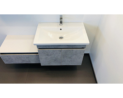 Santeh-Crystal.ru: Тумба с раковиной Comforty Осло 70ПД 00-00006118 подвесная Бетон светлый Заказать Тумба с раковиной Comforty Осло 70ПД 00-00006118 подвесная Бетон светлый в магазине сантехники Santeh-Crystal.ru