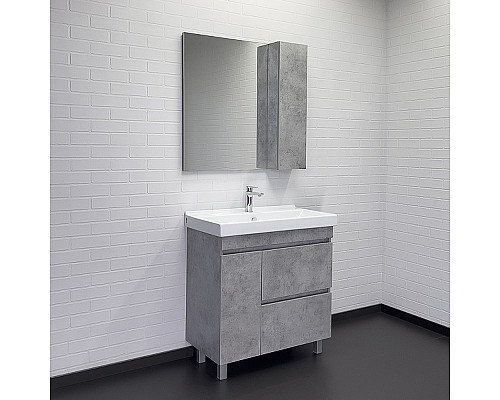 Santeh-Crystal.ru: Тумба с раковиной Comforty Осло 80Н 00-00012959 Бетон светлый Купить Тумба с раковиной Comforty Осло 80Н 00-00012959 Бетон светлый в магазине сантехники Santeh-Crystal.ru