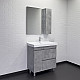 Купить Тумба с раковиной Comforty Осло 80Н 00-00012959 Бетон светлый в магазине сантехники Santeh-Crystal.ru
