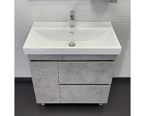 Santeh-Crystal.ru: Тумба с раковиной Comforty Осло 80Н 00-00012959 Бетон светлый Купить Тумба с раковиной Comforty Осло 80Н 00-00012959 Бетон светлый в магазине сантехники Santeh-Crystal.ru