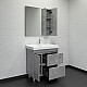 Купить Тумба с раковиной Comforty Осло 80Н 00-00012959 Бетон светлый в магазине сантехники Santeh-Crystal.ru