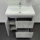 Купить Тумба с раковиной Comforty Осло 80Н 00-00012959 Бетон светлый в магазине сантехники Santeh-Crystal.ru