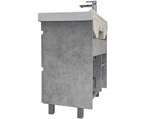 Santeh-Crystal.ru: Тумба с раковиной Comforty Осло 80Н 00-00012959 Бетон светлый Купить Тумба с раковиной Comforty Осло 80Н 00-00012959 Бетон светлый в магазине сантехники Santeh-Crystal.ru