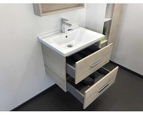 Santeh-Crystal.ru: Тумба с раковиной Comforty Парма 60 00004143490 подвесная Дуб дымчатый Купить Тумба с раковиной Comforty Парма 60 00004143490 подвесная Дуб дымчатый в магазине сантехники Santeh-Crystal.ru