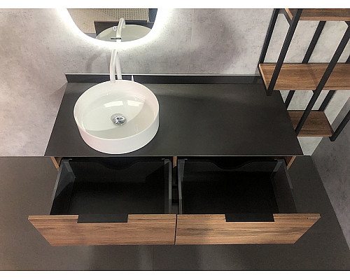 Santeh-Crystal.ru: Тумба с раковиной Comforty Порто 120-1 00-00000828 подвесная Дуб темно-коричневый Заказать Тумба с раковиной Comforty Порто 120-1 00-00000828 подвесная Дуб темно-коричневый в магазине сантехники Santeh-Crystal.ru