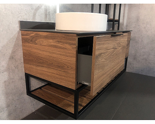 Santeh-Crystal.ru: Тумба с раковиной Comforty Порто 120-1 00-00000828 подвесная Дуб темно-коричневый Заказать Тумба с раковиной Comforty Порто 120-1 00-00000828 подвесная Дуб темно-коричневый в магазине сантехники Santeh-Crystal.ru