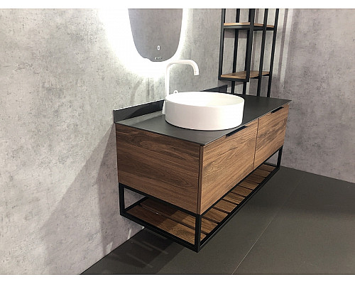 Santeh-Crystal.ru: Тумба с раковиной Comforty Порто 120-1 00-00000828 подвесная Дуб темно-коричневый Заказать Тумба с раковиной Comforty Порто 120-1 00-00000828 подвесная Дуб темно-коричневый в магазине сантехники Santeh-Crystal.ru
