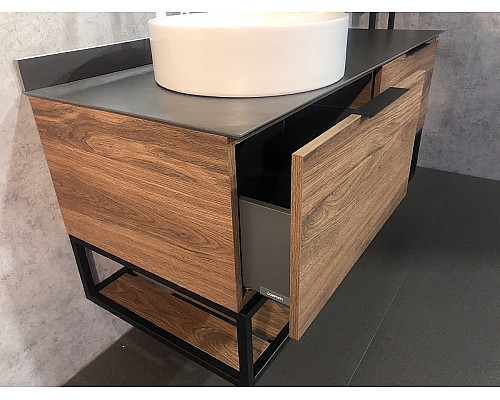 Santeh-Crystal.ru: Тумба с раковиной Comforty Порто 120-1 00-00000828 подвесная Дуб темно-коричневый Заказать Тумба с раковиной Comforty Порто 120-1 00-00000828 подвесная Дуб темно-коричневый в магазине сантехники Santeh-Crystal.ru