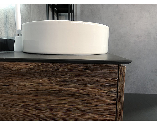 Santeh-Crystal.ru: Тумба с раковиной Comforty Порто 120-1 00-00000828 подвесная Дуб темно-коричневый Заказать Тумба с раковиной Comforty Порто 120-1 00-00000828 подвесная Дуб темно-коричневый в магазине сантехники Santeh-Crystal.ru