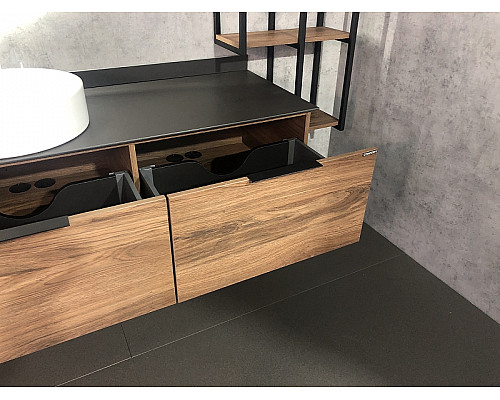 Santeh-Crystal.ru: Тумба с раковиной Comforty Порто 120-1 00-00000828 подвесная Дуб темно-коричневый Заказать Тумба с раковиной Comforty Порто 120-1 00-00000828 подвесная Дуб темно-коричневый в магазине сантехники Santeh-Crystal.ru