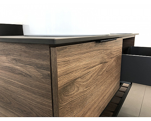 Santeh-Crystal.ru: Тумба с раковинами Comforty Порто 120-2 00-00001287 подвесная Дуб темно-коричневый Купить Тумба с раковинами Comforty Порто 120-2 00-00001287 подвесная Дуб темно-коричневый в магазине сантехники Santeh-Crystal.ru