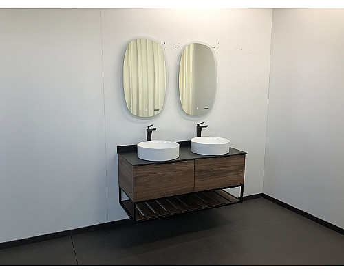 Santeh-Crystal.ru: Тумба с раковинами Comforty Порто 120-2 00-00001287 подвесная Дуб темно-коричневый Купить Тумба с раковинами Comforty Порто 120-2 00-00001287 подвесная Дуб темно-коричневый в магазине сантехники Santeh-Crystal.ru