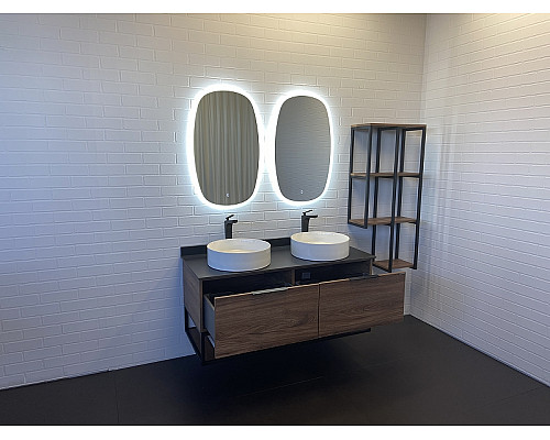 Santeh-Crystal.ru: Тумба с раковинами Comforty Порто 120-2 00-00001287 подвесная Дуб темно-коричневый Купить Тумба с раковинами Comforty Порто 120-2 00-00001287 подвесная Дуб темно-коричневый в магазине сантехники Santeh-Crystal.ru