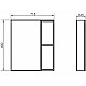 Купить Зеркальный шкаф Comforty Порто 75 00-00009234 Дуб дымчатый в магазине сантехники Santeh-Crystal.ru