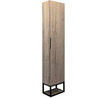 Шкаф пенал Comforty Порто 35 00-00009981 подвесной Дуб дымчатый