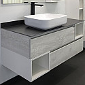 Тумба с раковиной Comforty Прага 120 00-00013222 подвесная Дуб белый Тумба с раковиной Comforty Прага 120 00-00013222 подвесная Дуб белый
