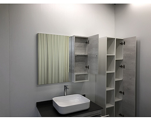 Santeh-Crystal.ru: Зеркало со шкафом Comforty Прага 90 00004136263 Дуб белый Купить Зеркало со шкафом Comforty Прага 90 00004136263 Дуб белый в магазине сантехники Santeh-Crystal.ru