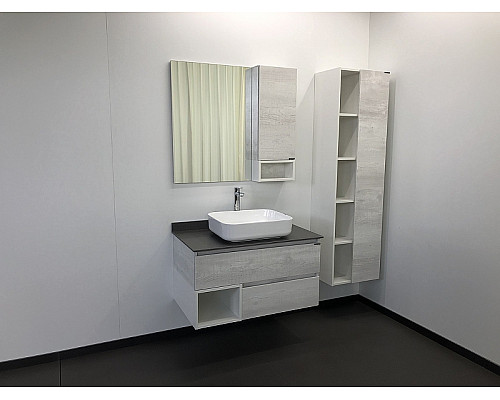Santeh-Crystal.ru: Зеркало со шкафом Comforty Прага 90 00004136263 Дуб белый Купить Зеркало со шкафом Comforty Прага 90 00004136263 Дуб белый в магазине сантехники Santeh-Crystal.ru