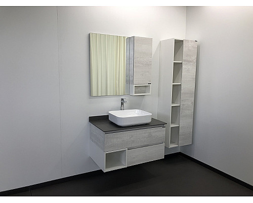 Santeh-Crystal.ru: Зеркало со шкафом Comforty Прага 90 00004136263 Дуб белый Купить Зеркало со шкафом Comforty Прага 90 00004136263 Дуб белый в магазине сантехники Santeh-Crystal.ru