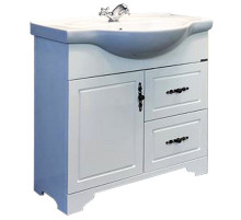 Тумба с раковиной Comforty Севилья 85 00-00003083 Слоновая кость