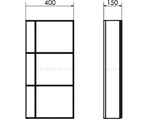 Заказать Подвесной шкаф Comforty Таллин 40 00-00009970 Белый Дуб натуральный в магазине сантехники Santeh-Crystal.ru