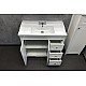Купить Тумба с раковиной Comforty Тбилиси 90 00003132630 Белая в магазине сантехники Santeh-Crystal.ru