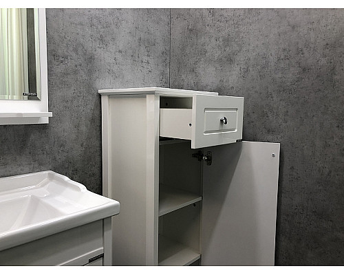 Santeh-Crystal.ru: Шкаф полупенал Comforty Тбилиси 40 00003132633 Белый глянец Купить Шкаф полупенал Comforty Тбилиси 40 00003132633 Белый глянец в магазине сантехники Santeh-Crystal.ru