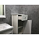 Купить Шкаф полупенал Comforty Тбилиси 40 00003132633 Белый глянец в магазине сантехники Santeh-Crystal.ru