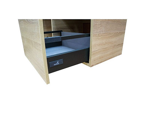 Купить Тумба с раковиной Comforty Тромсе 80 00004142219 подвесная Дуб сонома в магазине сантехники Santeh-Crystal.ru