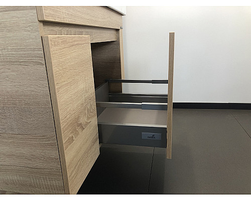 Купить Тумба с раковиной Comforty Тромсе 80 00004142219 подвесная Дуб сонома в магазине сантехники Santeh-Crystal.ru