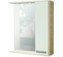 Зеркало со шкафом Comforty Тулуза 75 00003121662 с подсветкой Сосна лоредо