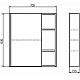 Приобрести Зеркальный шкаф Comforty Вена 70 00-00009272 Дуб дымчатый в магазине сантехники Santeh-Crystal.ru
